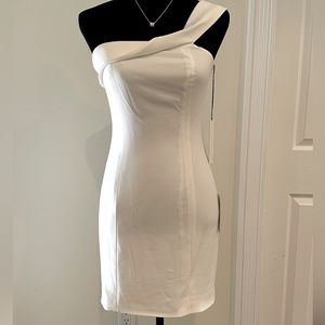 JAY GODFREY OFF WHITE MINI DRESS